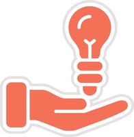 Solution Icon Design Illustration vector