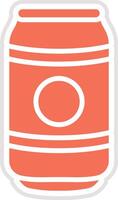 Can Icon Design Illustration vector