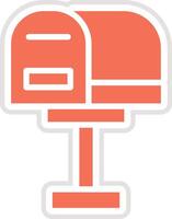 Mail Box Icon Design Illustration vector