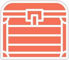Treasure box Icon Design Illustration vector