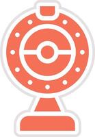 Web cam Icon Design Illustration vector
