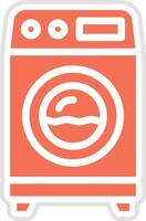 Washing machine Icon Design Illustration vector