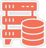 Database Storage Icon Design Illustration vector