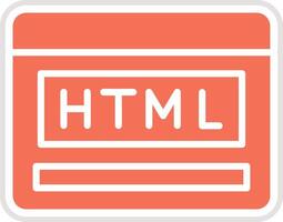 Html Icon Design Illustration vector