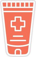 Ointment Icon Design Illustration vector