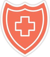 Shield Icon Design Illustration vector