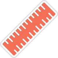 Ruler Icon Design Illustration vector