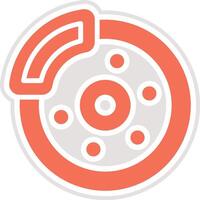 Disc break Icon Design Illustration vector