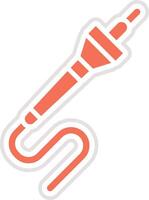 Pyrography Icon Design Illustration vector
