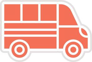 Van Icon Design Illustration vector