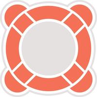 Lifeguard Icon Design Illustration vector
