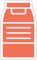 Milk Icon Design Illustration vector