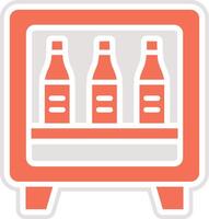Minibar Icon Design Illustration vector
