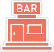 Bar Icon Design Illustration vector