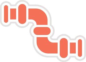 Pipe Variant Icon Design Illustration vector