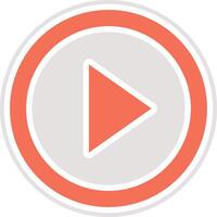 Play Button Icon Design Illustration vector