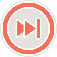 Forward Icon Design Illustration vector