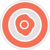 Fried Egg Icon Design Illustration vector