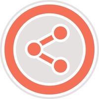 Share link Icon Design Illustration vector