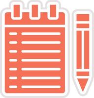 Notebook Icon Design Illustration vector