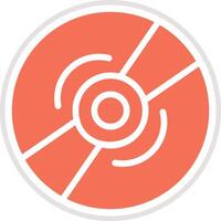 Compact Disk Icon Design Illustration vector