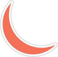 Moon Icon Design Illustration vector