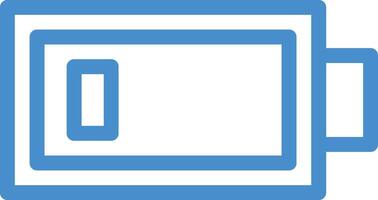 Low Battery Icon Design Illustration vector
