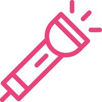 Torch Icon Design Illustration vector