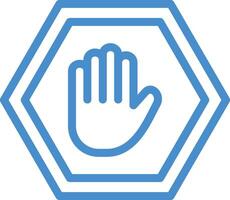 Ad Block Icon Design Illustration vector