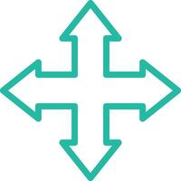 Move Icon Design Illustration vector