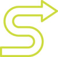Zigzag Icon Design Illustration vector