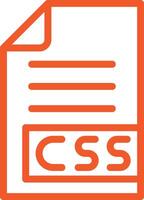 CSS Icon Design Illustration vector