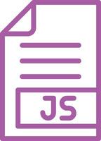 JS Icon Design Illustration vector
