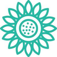 Sunflower Icon Design Illustration vector