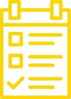 Checklist Icon Design Illustration vector