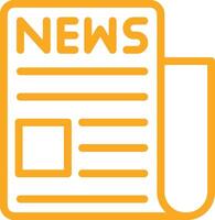 Newspaper Icon Design Illustration vector