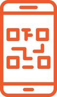 Qr code Icon Design Illustration vector