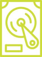 Hard Disk Icon Design Illustration vector