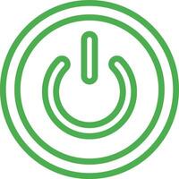 Power Button Icon Design Illustration vector