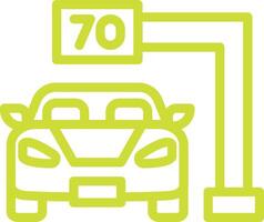 Speed camera Icon Design Illustration vector