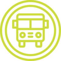 Bus stop Icon Design Illustration vector
