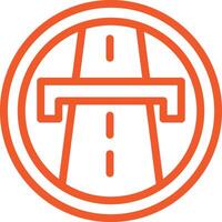 Highway Icon Design Illustration vector