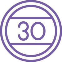 Speed limit Icon Design Illustration vector