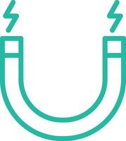 Magnet Icon Design Illustration vector