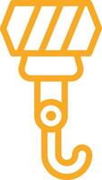 Hook Icon Design Illustration vector