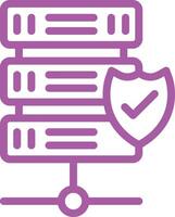Database Icon Design Illustration vector
