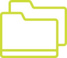 Folder Icon Design Illustration vector
