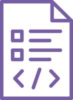 Script Icon Design Illustration vector