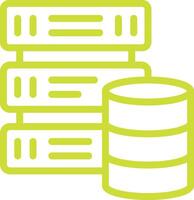 Database Icon Design Illustration vector