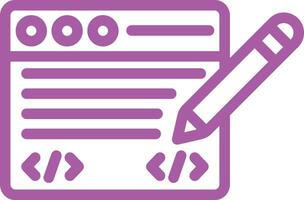 Edit code Icon Design Illustration vector